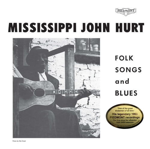 Mississippi John Hurt: Folk songs and Blues LP (180 grams)